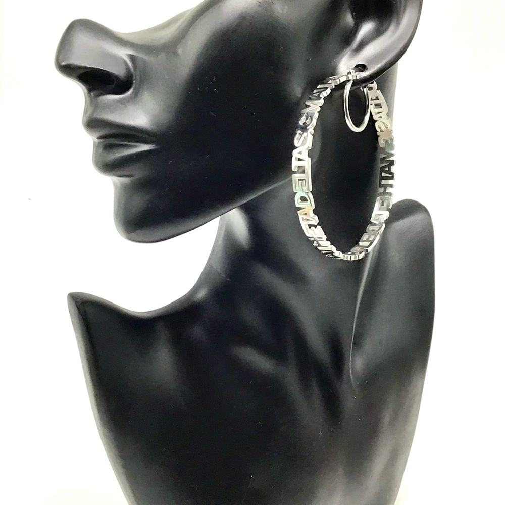 Delta Sigma Theta custom earrings